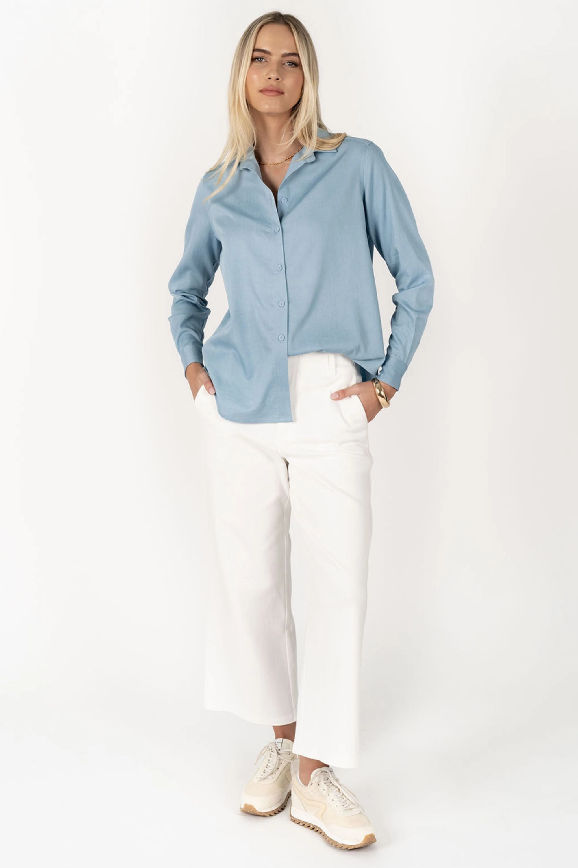 THE CHAMBRAY SHIRT - HW25114 Abrasion resistant