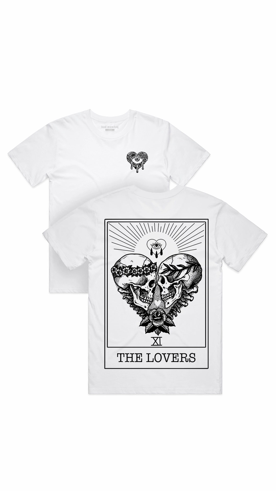 Professional Cut Bonded Seam Technology The Lovers Tee