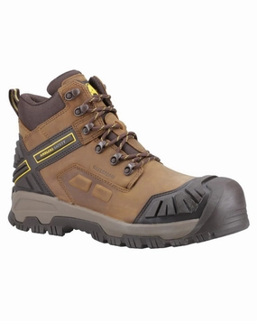 Amblers Safety Mens AS961C Quarry Waterproof Safety Boots Shock   Absorbing Midsole