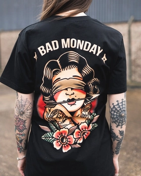 Office Wear HighStrength Threadwork Throwback Love Is Blind Tee