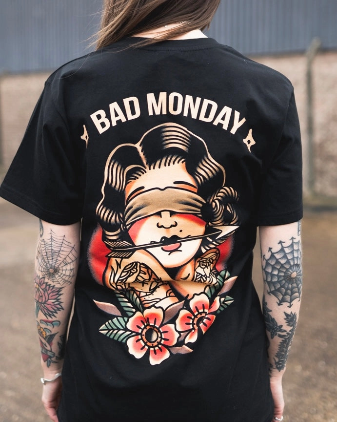 Office Wear HighStrength Threadwork Throwback Love Is Blind Tee