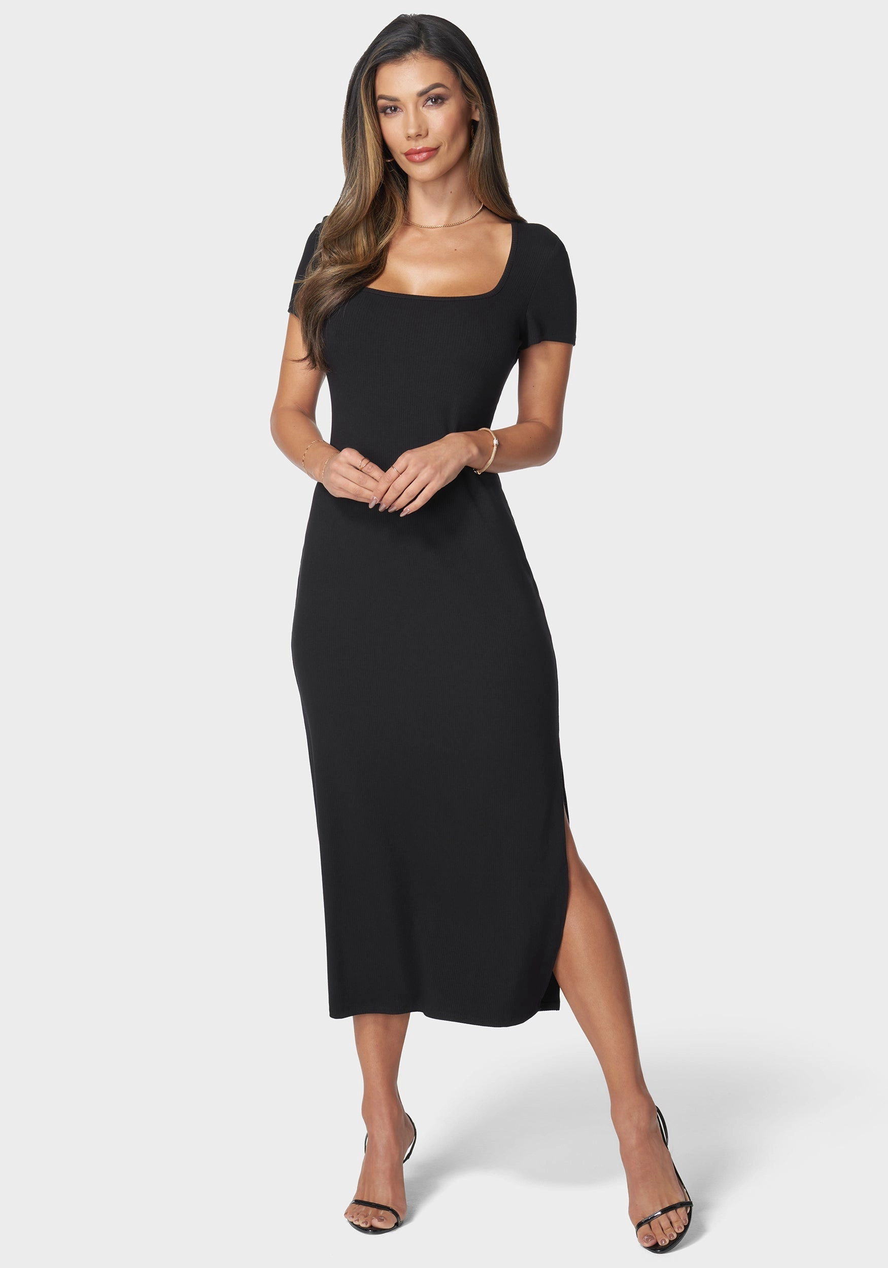 Square Neck Maxi T-Shirt Dress All Day