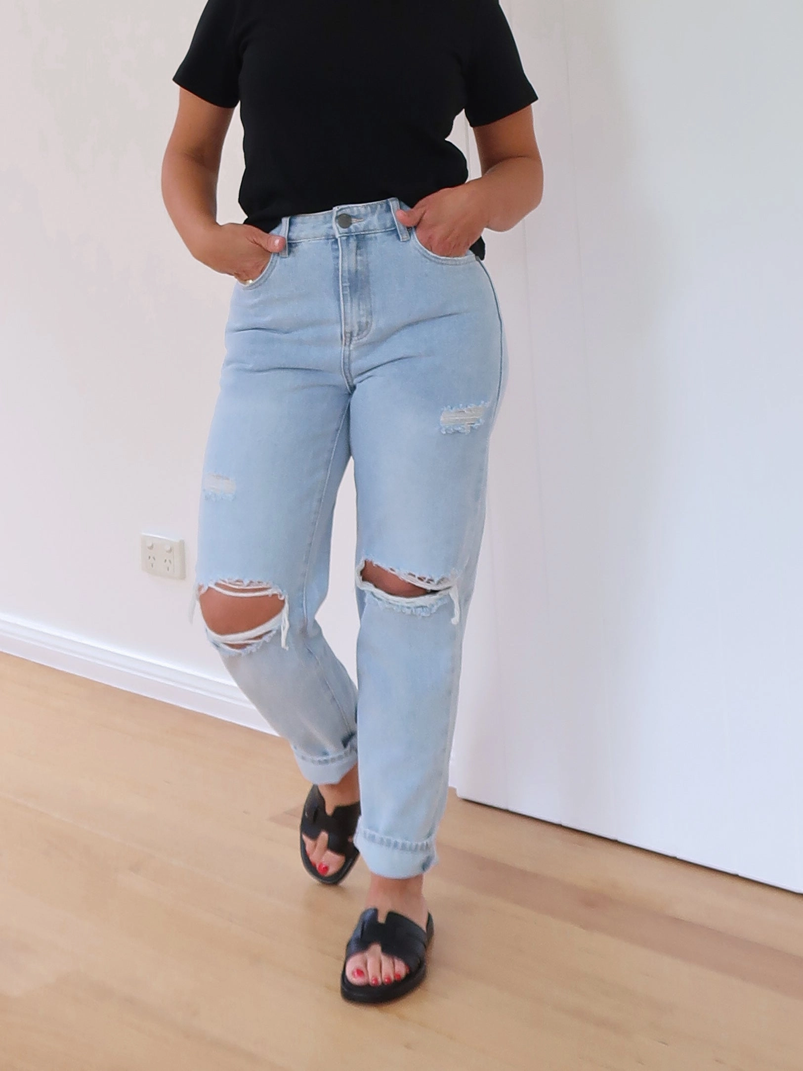 Haydon Jeans - Light Blue Travel Outfit Casual Stretch Heavyweight Denim