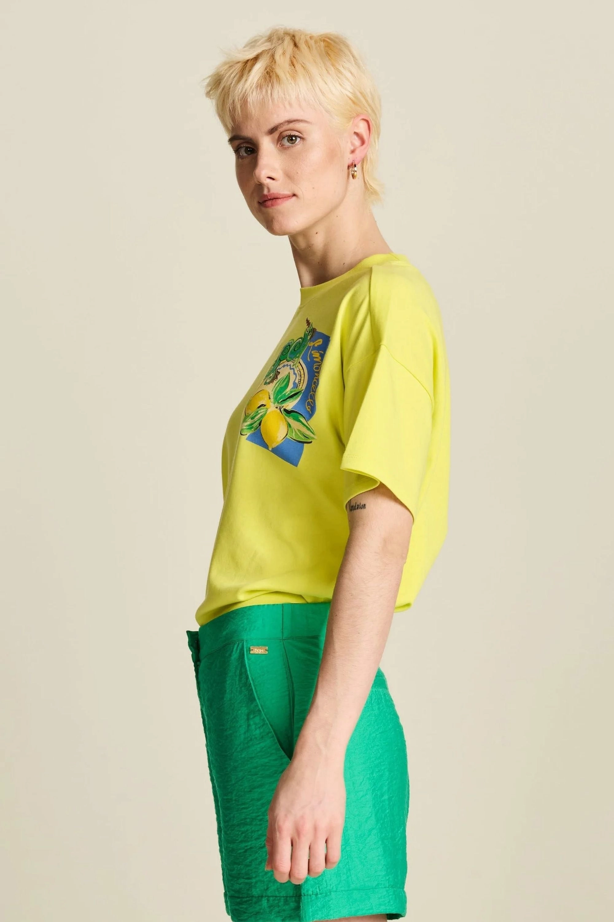 LEMON YELLOW TEE - SP7787 Soft Wear