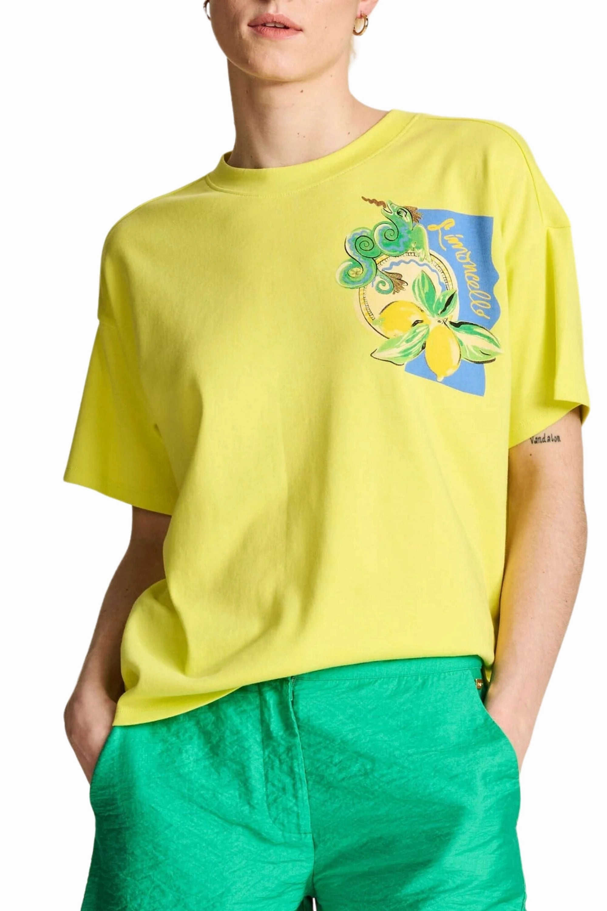 Holiday Outfit Style LEMON YELLOW TEE - SP7787