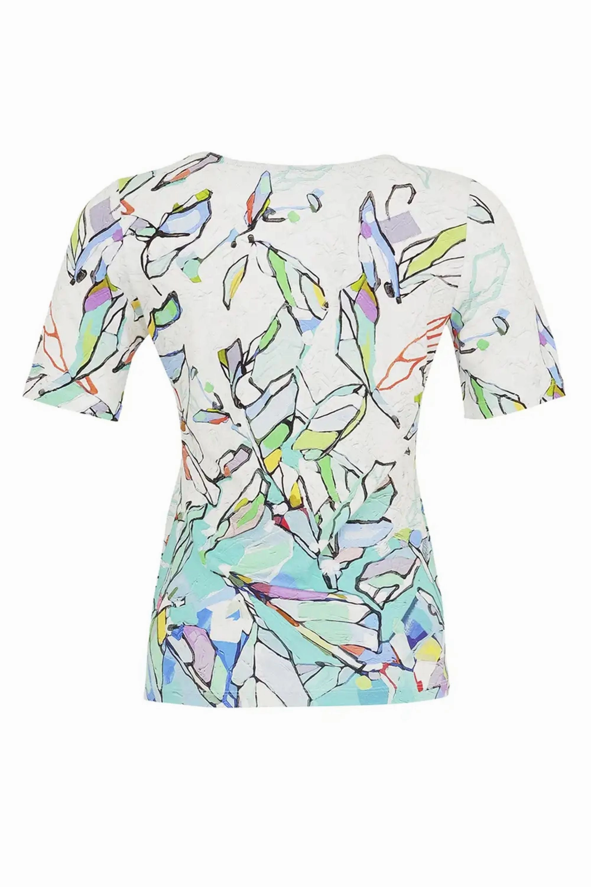 Quality Fabric V NECK TOP - 25613DC