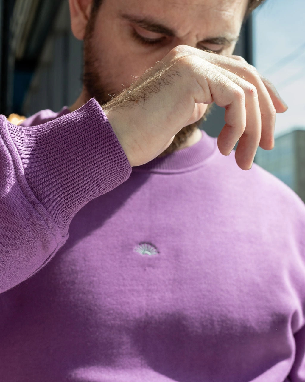 Mid range CORE CREWNECK / GRAPE