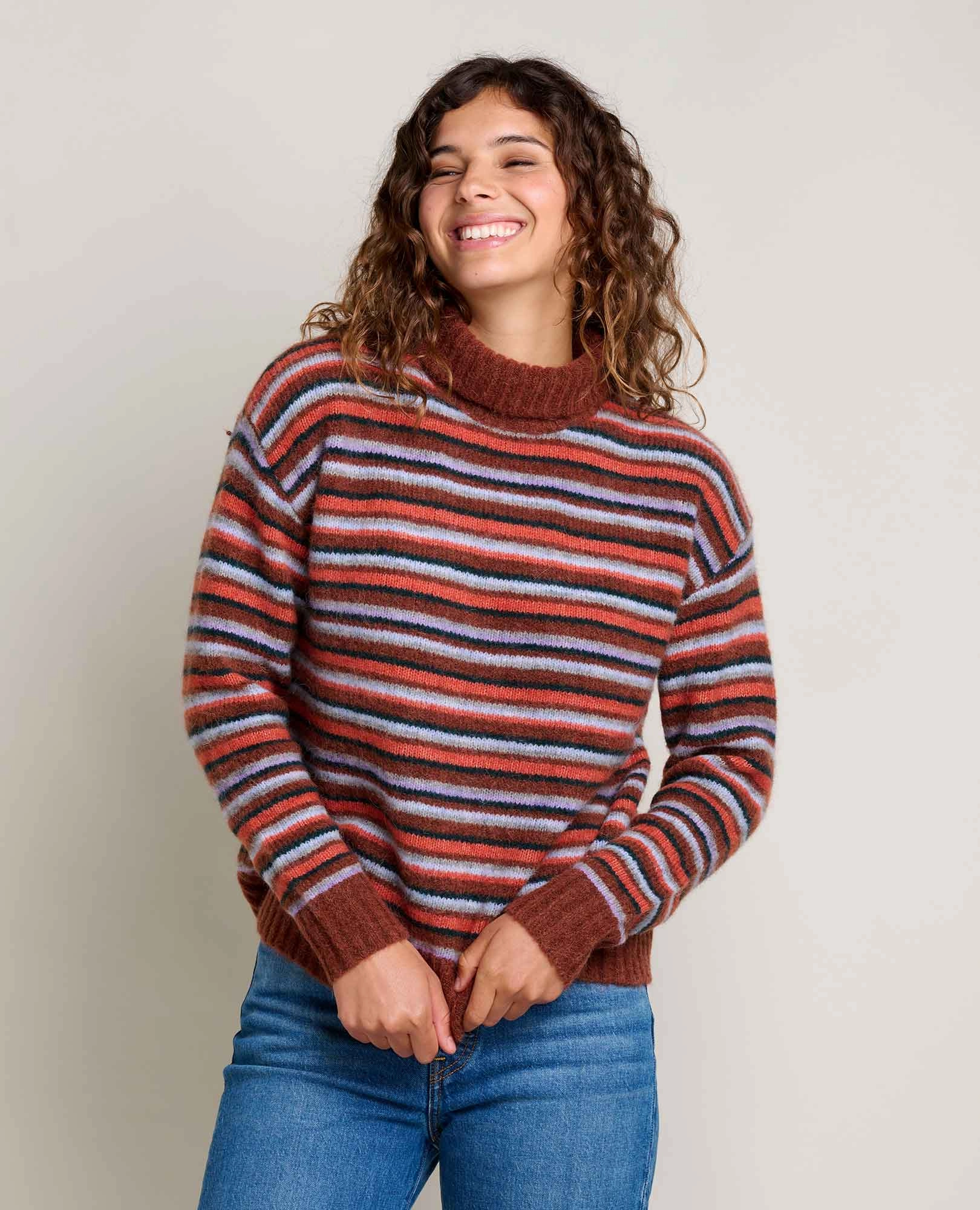 Casual Knit Wear Toddy T-Neck Sweater