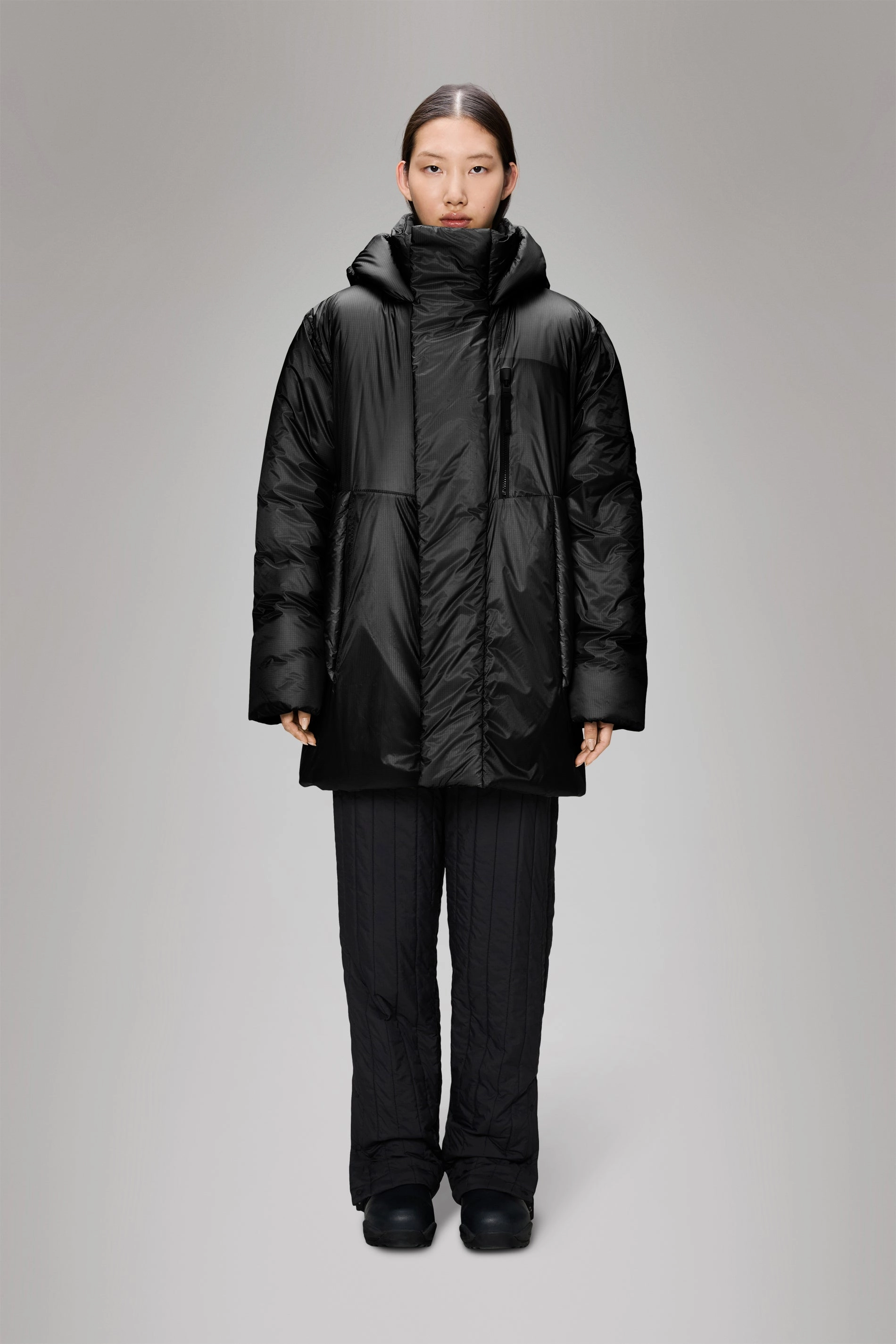 Practical Layer NoiseFreeMaterial Torna Insulated Long Jacket
