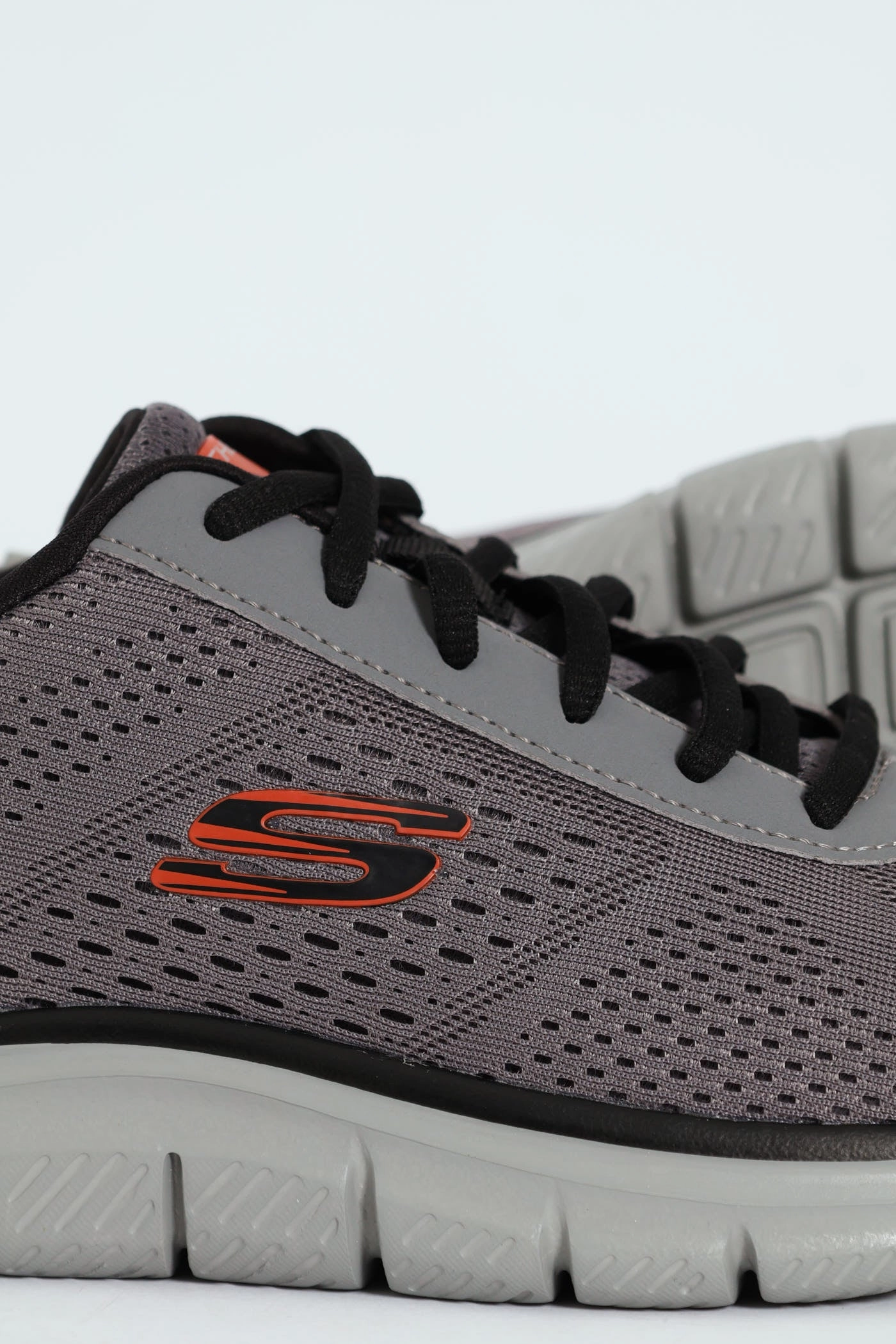 Track Lace Up Trainer - Grey Sustainable Production Methods