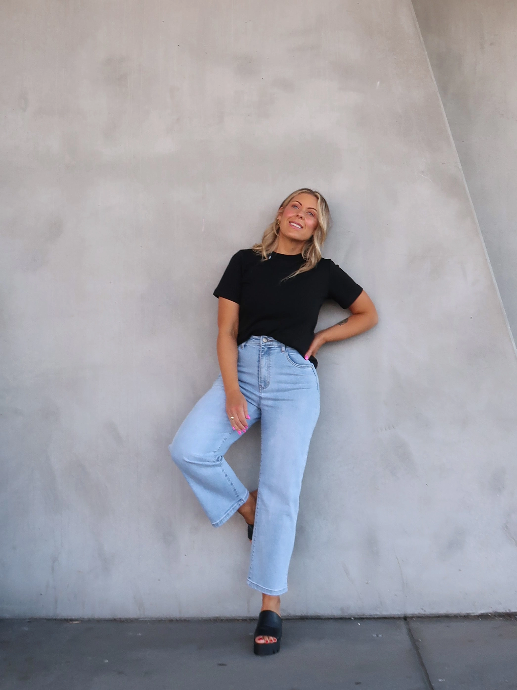 Grayson Jeans - Light Blue Cozy Feel Cool Classic