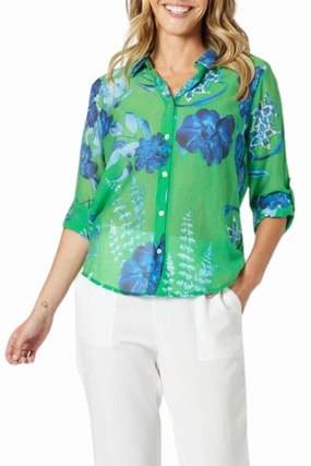 GARDEN BLOOM SHIRT - 48164GS Multi Pocket Utility