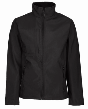Regatta Mens Octagon II Printable 3 Layer Membrane Softshell Jacket Single Buttons LaserCut Vents