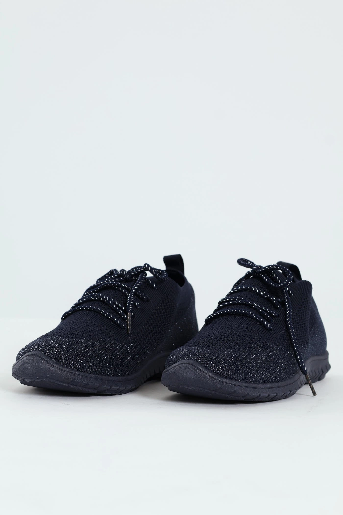 Nansen Bungee Cord Knit Slip On Sneaker - Navy Outdoor Fit