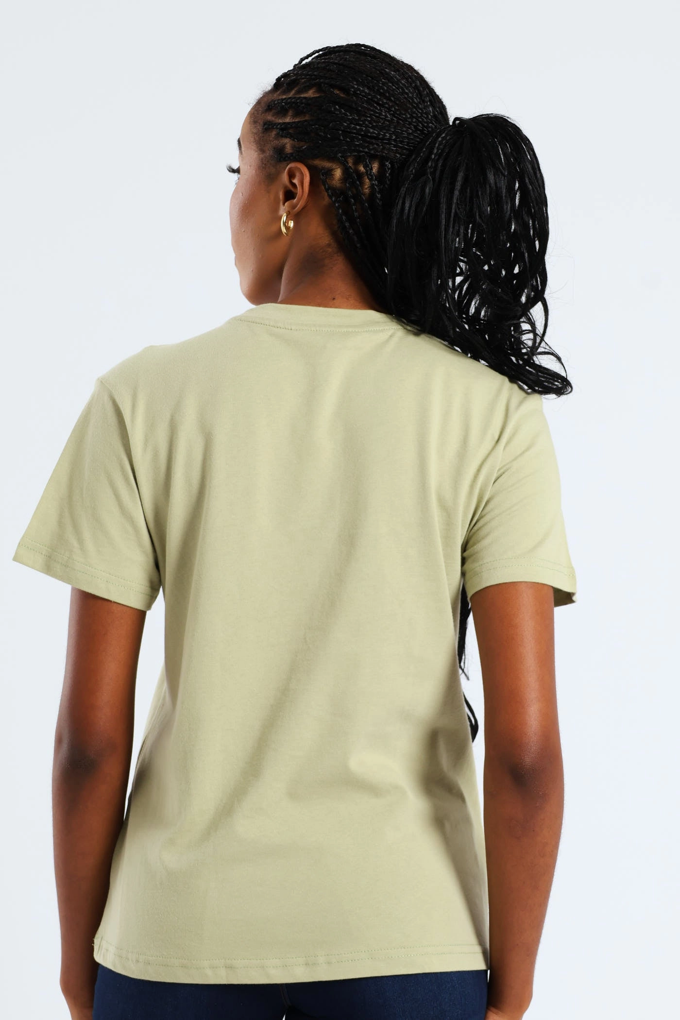 AntiFade Treatment Stay Confident Paisley Frame Tee - Pistachio Green