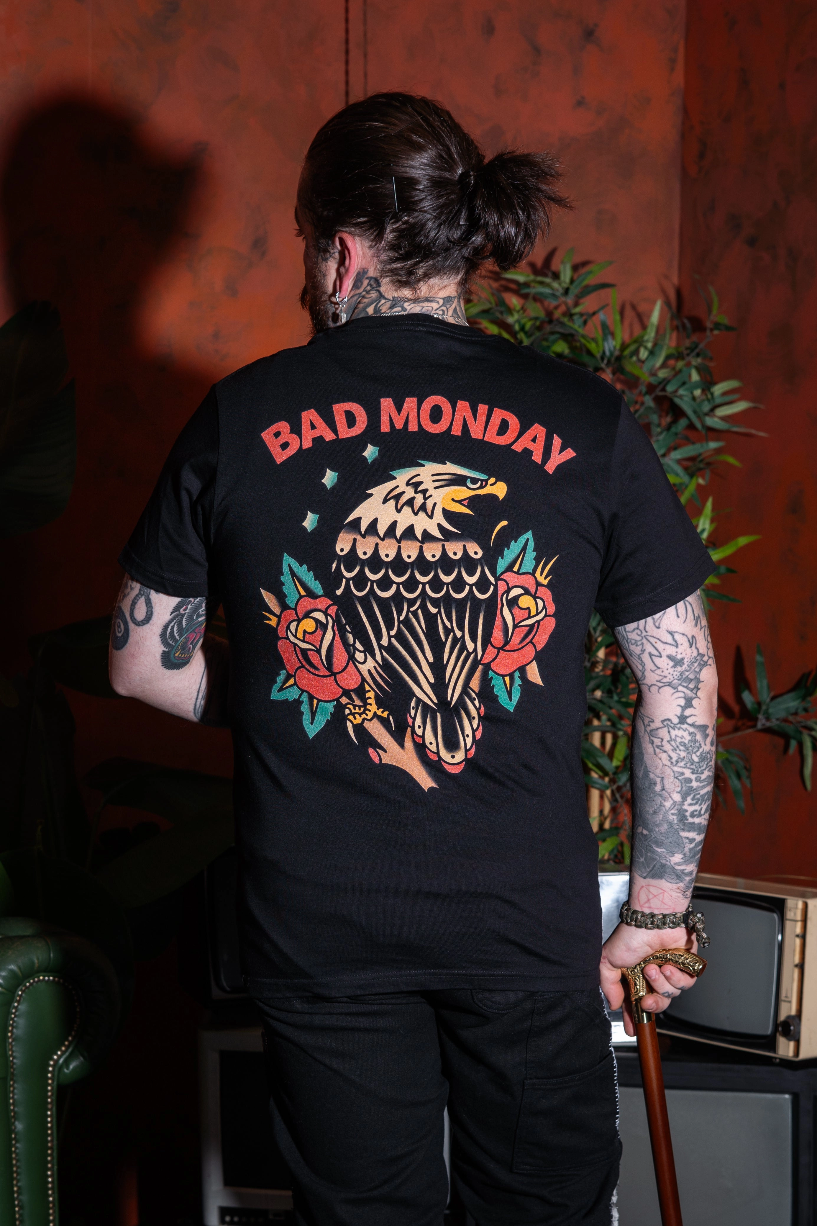 Throwback Eagle Tee simple design