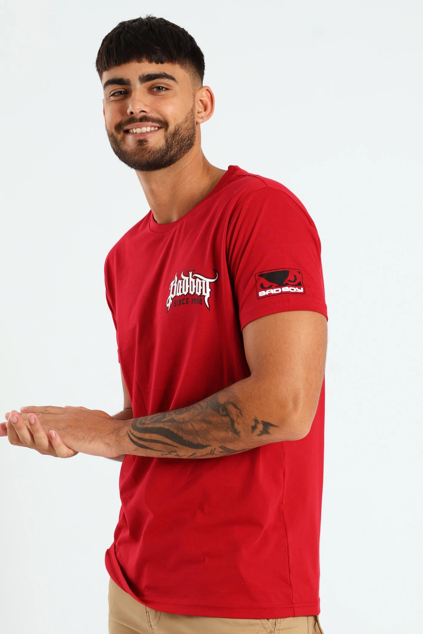 Undefeated Tee - Red NonRestrictive Cut Luxurious