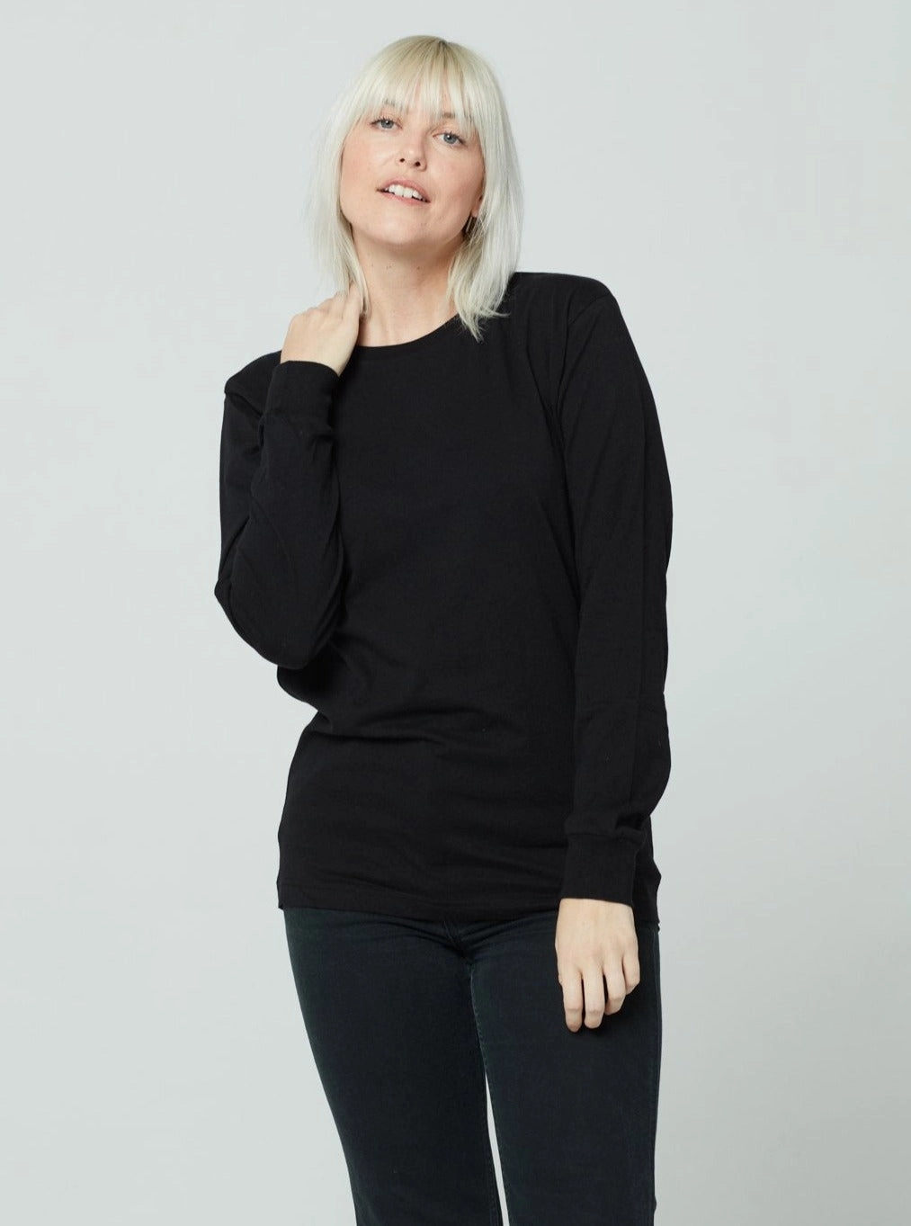 Unisex Long Sleeve - Black Formal Wear Convertible Sleeve Adaptation