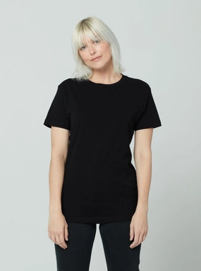 Glow In The Dark Accent Trim Unisex T-Shirt - Black
