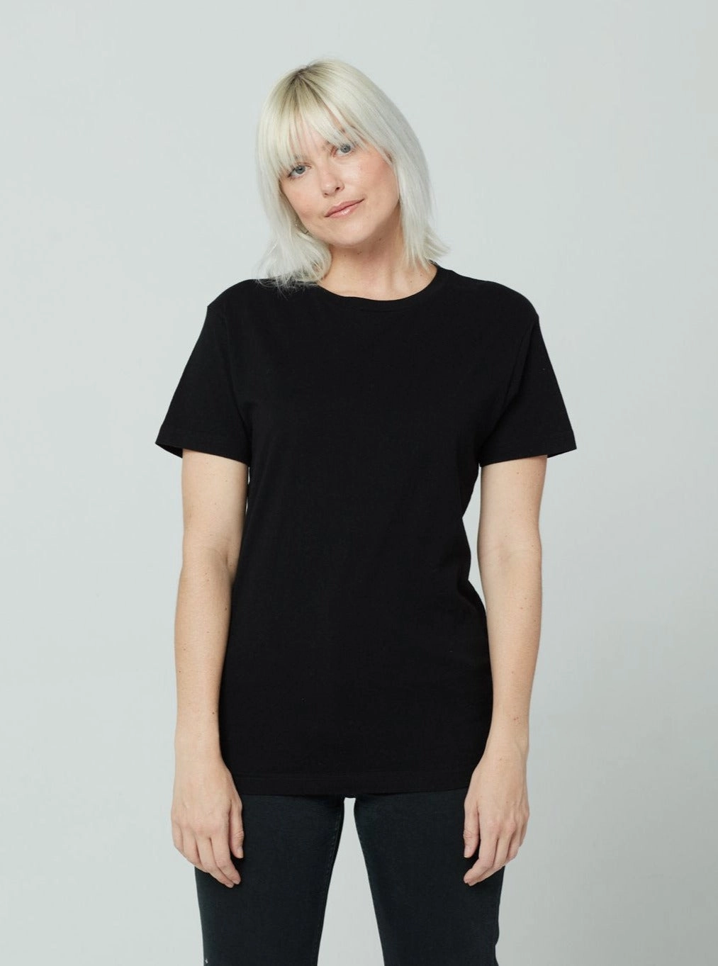 Unisex T-Shirt - Black Summer Style Basic Sweatshirt