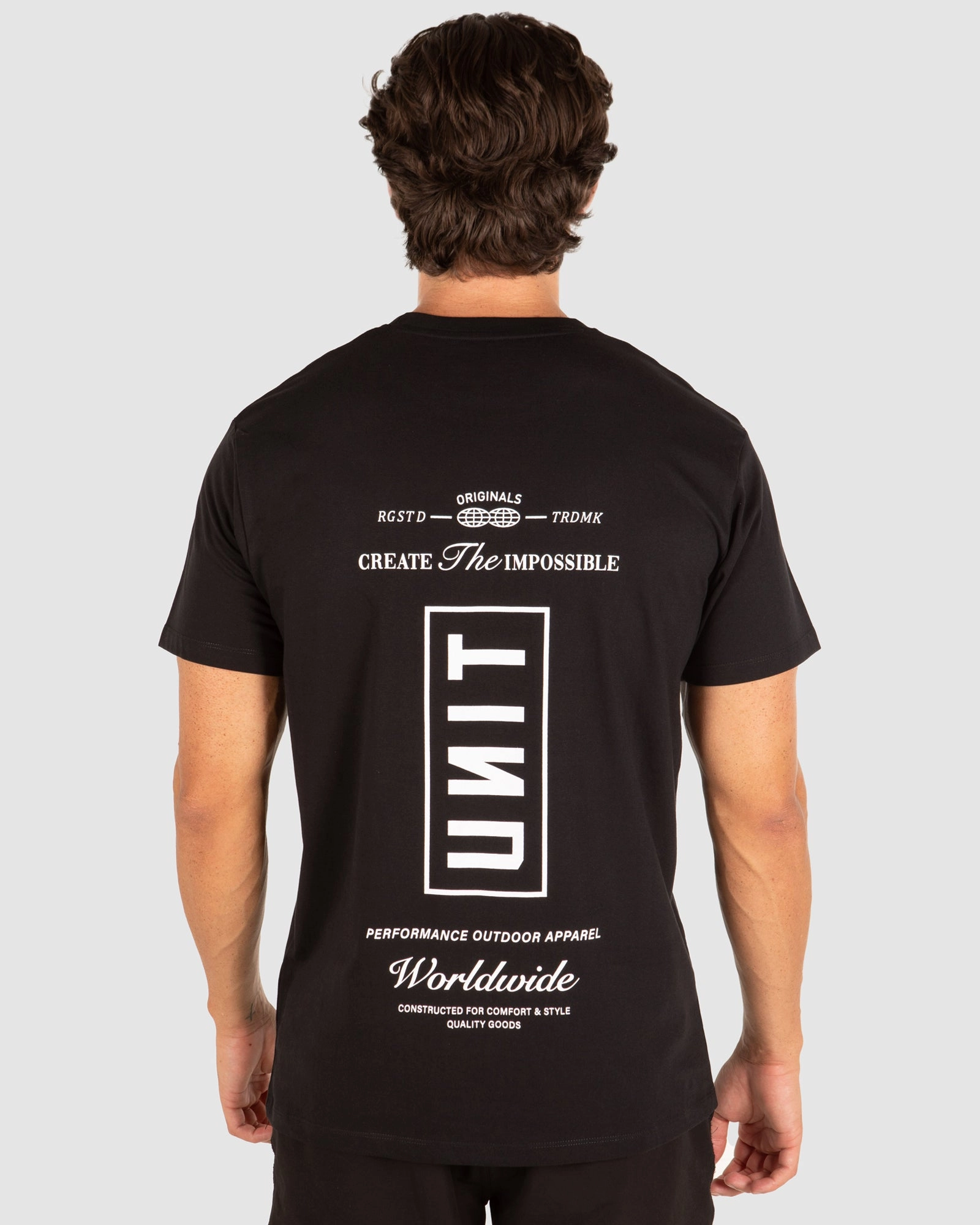 UNIT Arcadia Mens T-Shirt LayeredSleeveConstruction Comfortable All Day Wear