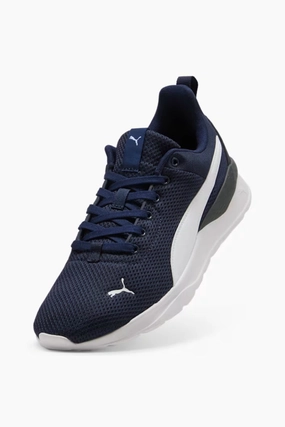 Leather Upper Men's Anzarun Lite Sneaker - Navy