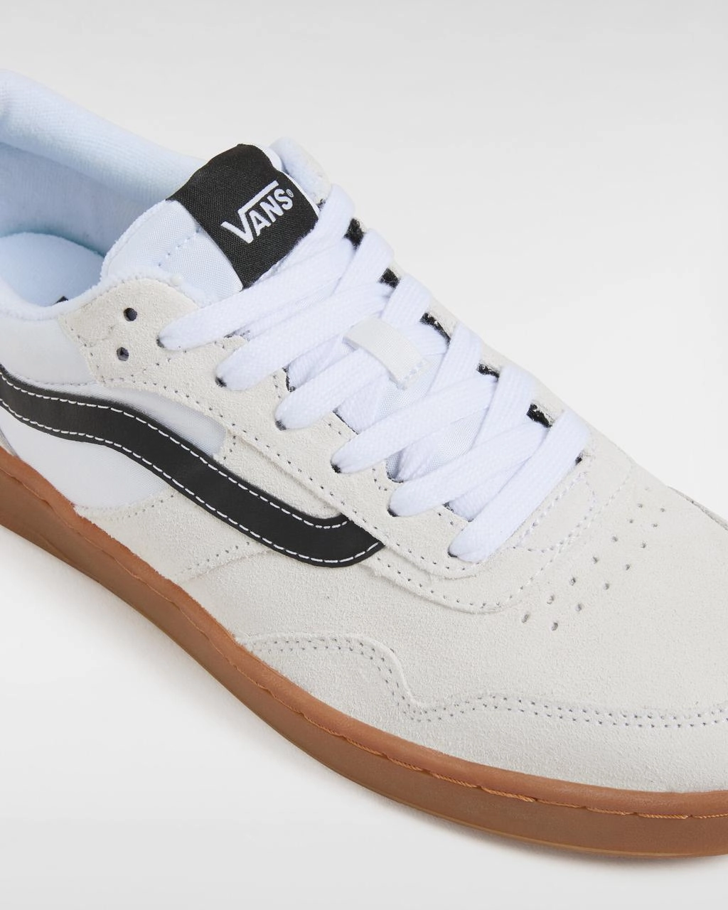Cruze 3.0 Suede Lace Up Sneaker - White Daily Wear Smooth Toe