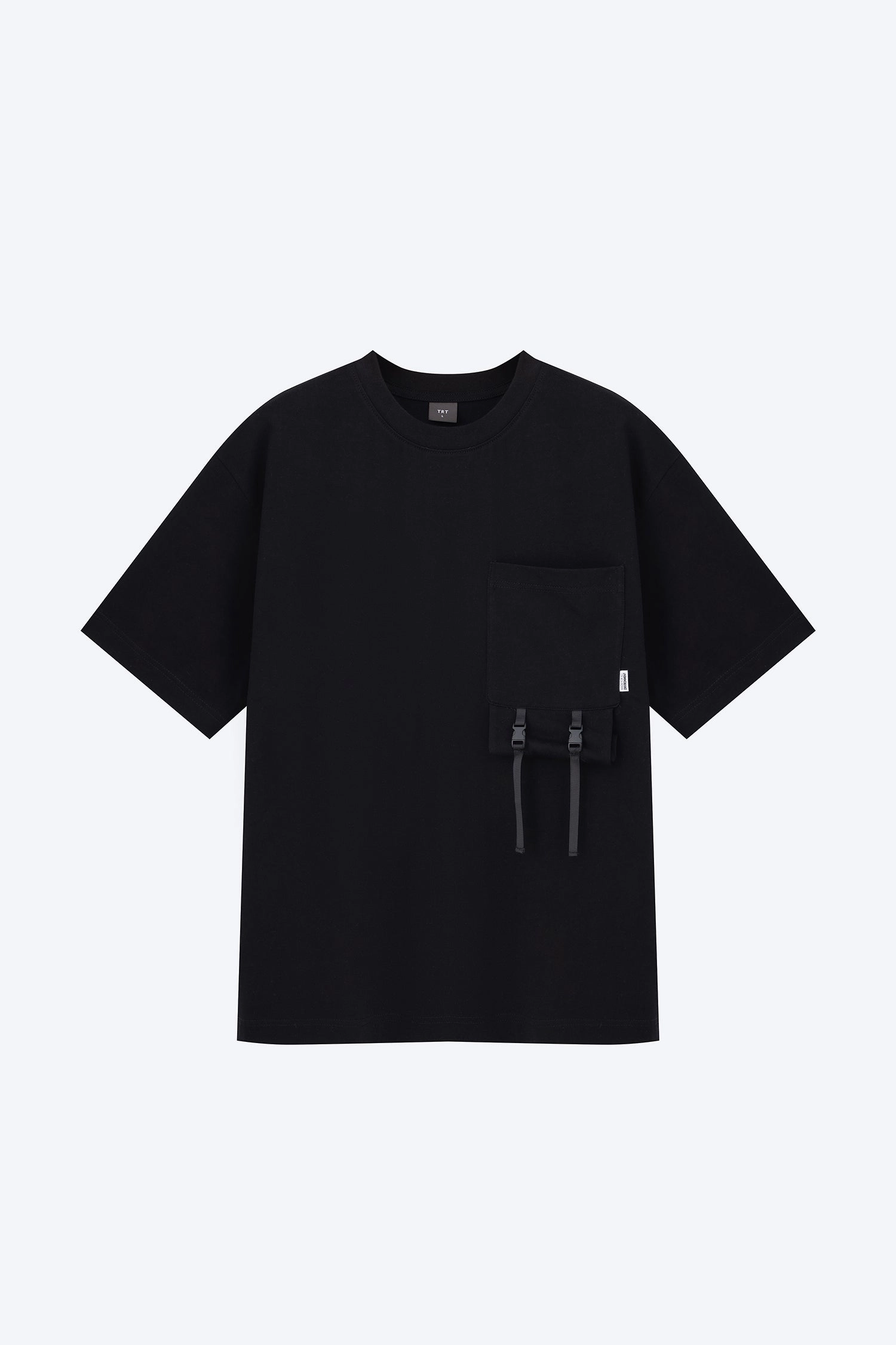 QuickDry Technology Utility Roll-Up Pocket Tee - Black