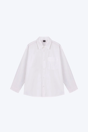 family gathering Active Trend Look Button Up Classic Shirt - White [AT]
