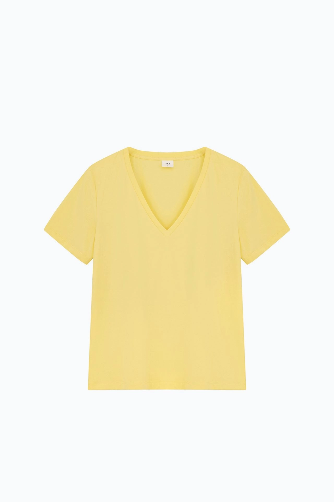 Chill Wear Crew neck classic V-Neck Tee - Canary