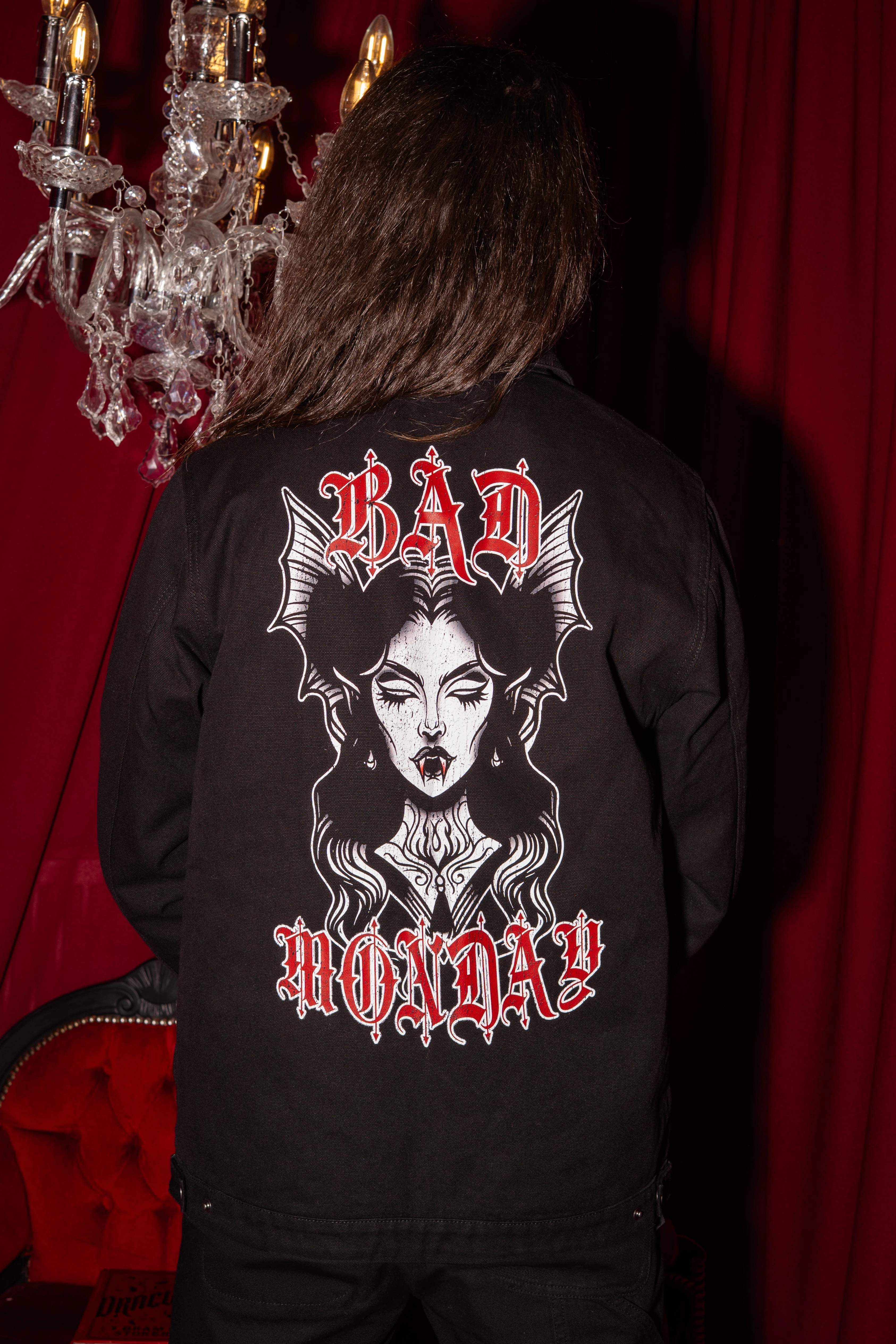 Vampy Canvas Jacket Black Quick Dry Technology