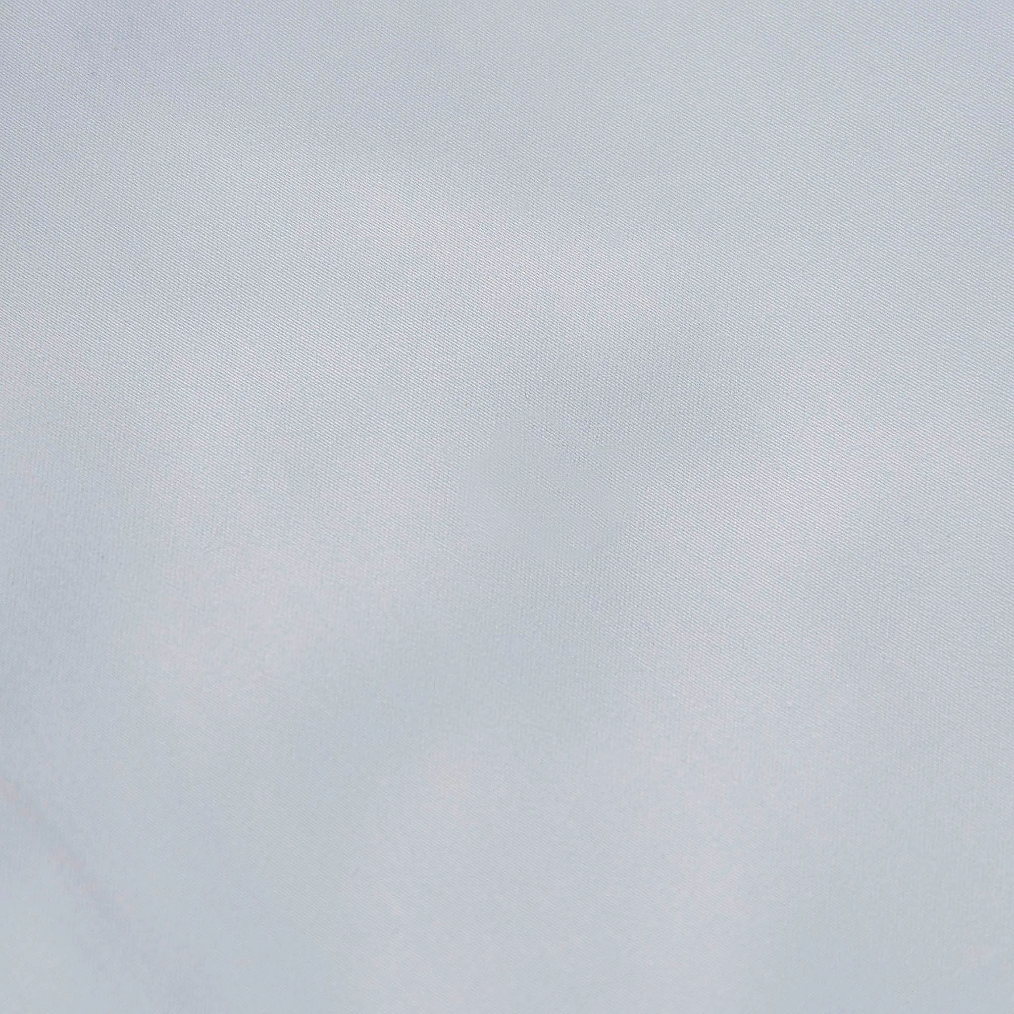 Vintage authenticity Classic and Comfy Clamenc shirt satin stretch (air blue)