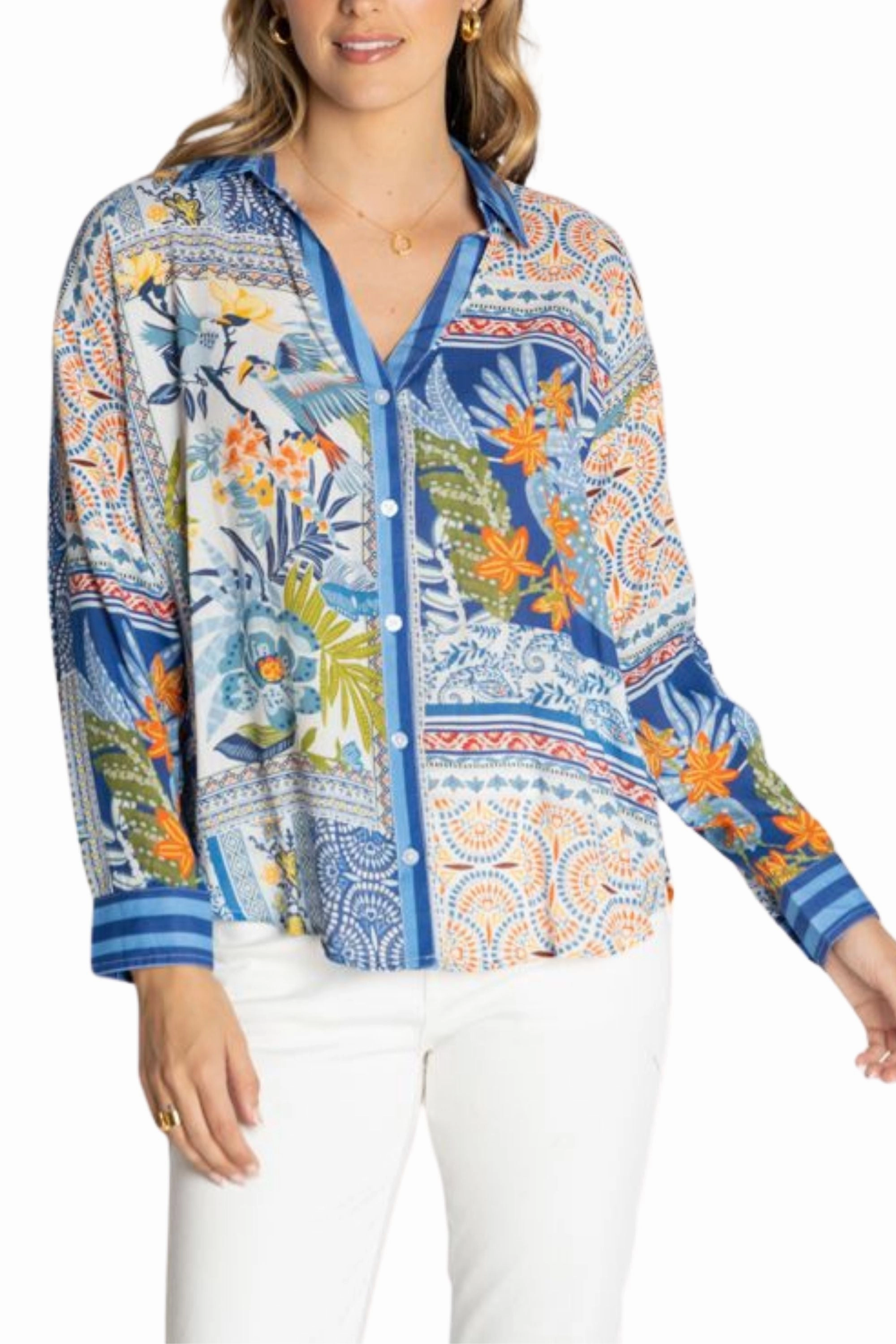 Pastel Shade No Bulk Layering System VELORA SHIRT