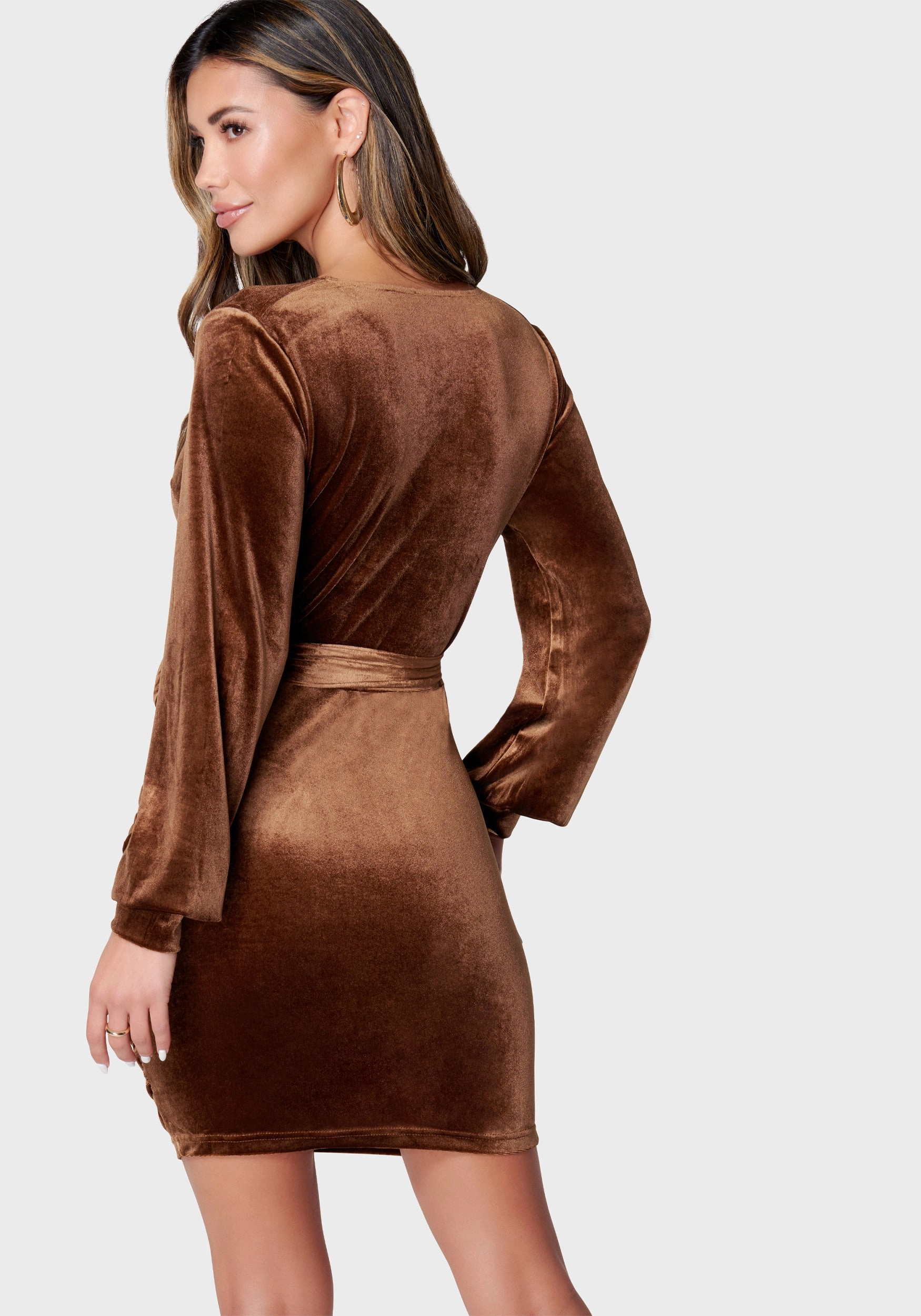 Fair-Trade Velvet Utility Mini Dress