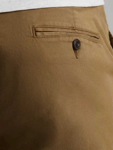 Body Movement All Around Fit Venice Slim Fit Chino Trousers  - Khaki