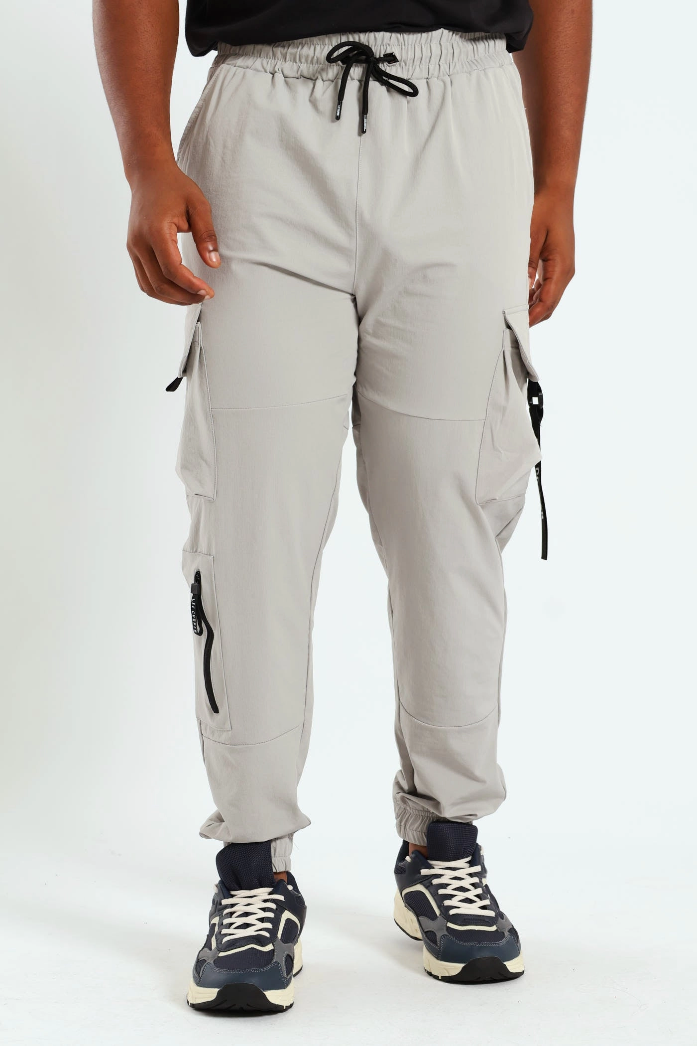 Kurt Nylon Jogger - Light Grey Effortless Look