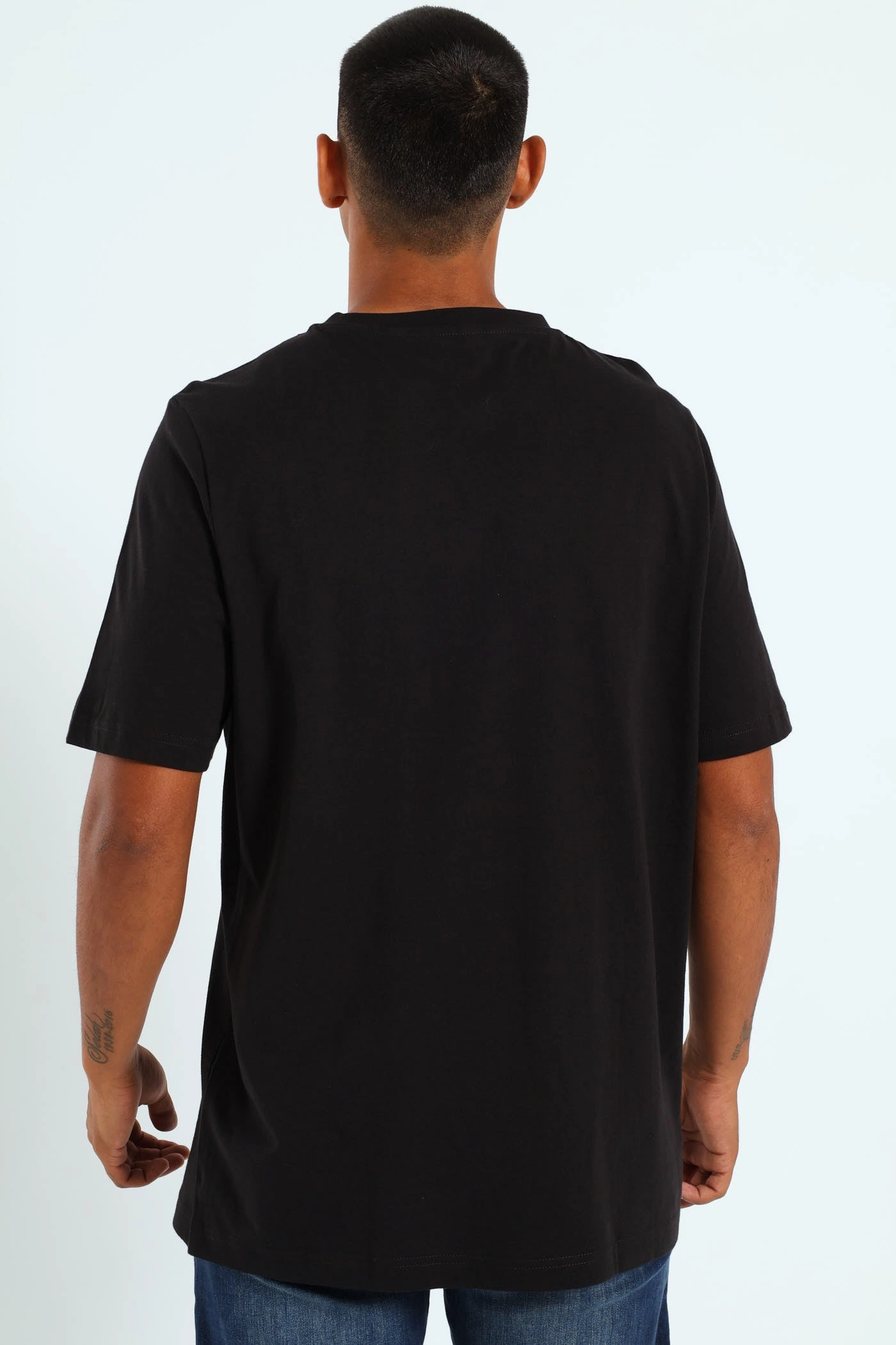 Elderly Comfort Soft and Light Essential Tee - Black