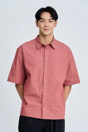 Trendy Piece Holiday Wear Casual Oversized Point Collar Shirt [AT]