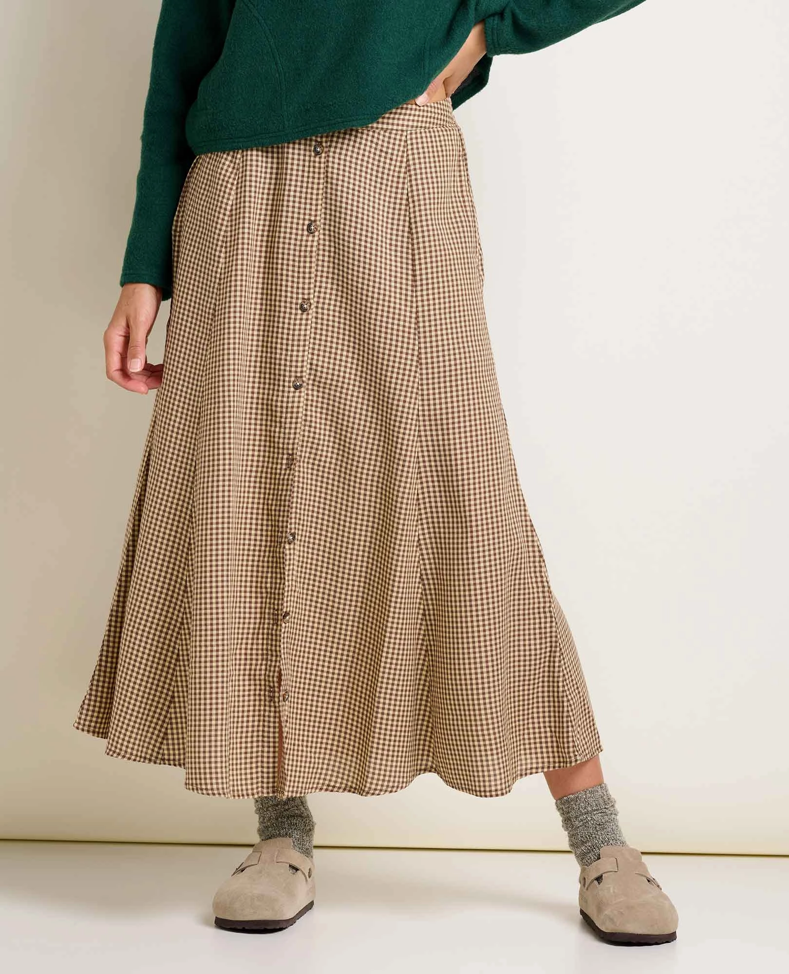 Seasonal special Manzana Paneled Midi Skirt