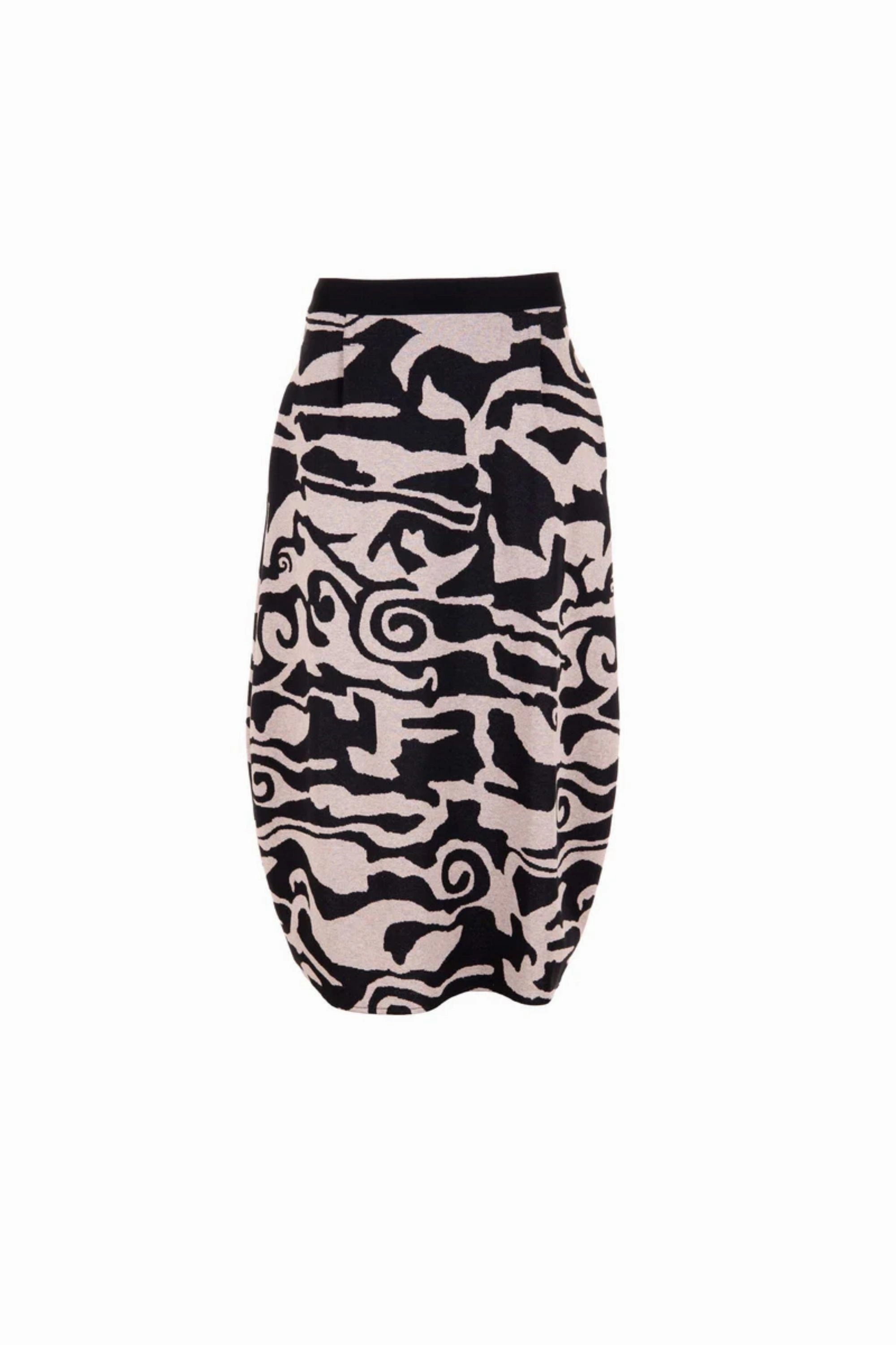 garden party JACQUARD PRINT SKIRT - W24202