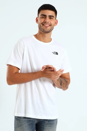 Soft Layer Vertical Tee - White