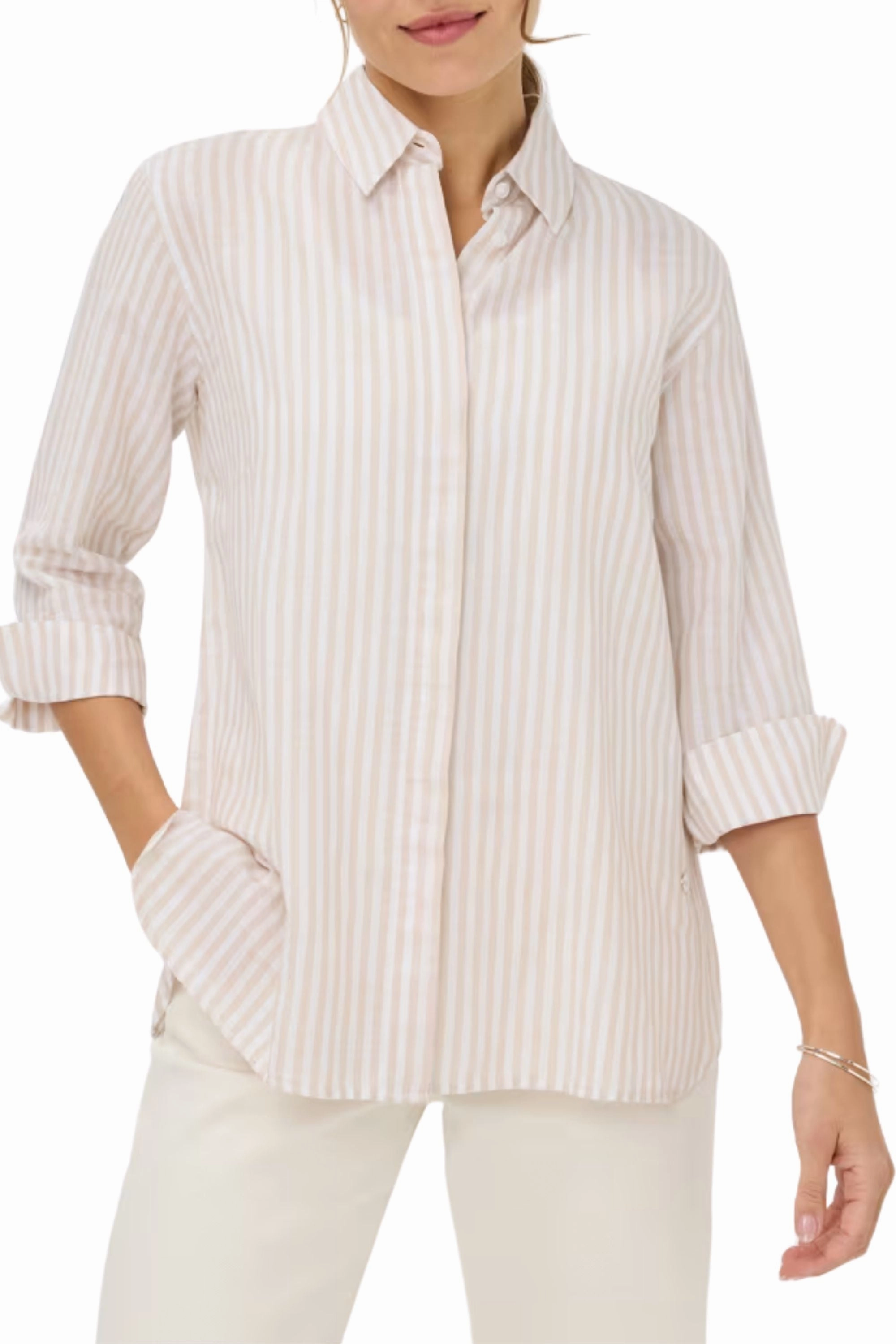 VICKI SHIRT - 41-7568 Easy Care Material Trendy designs