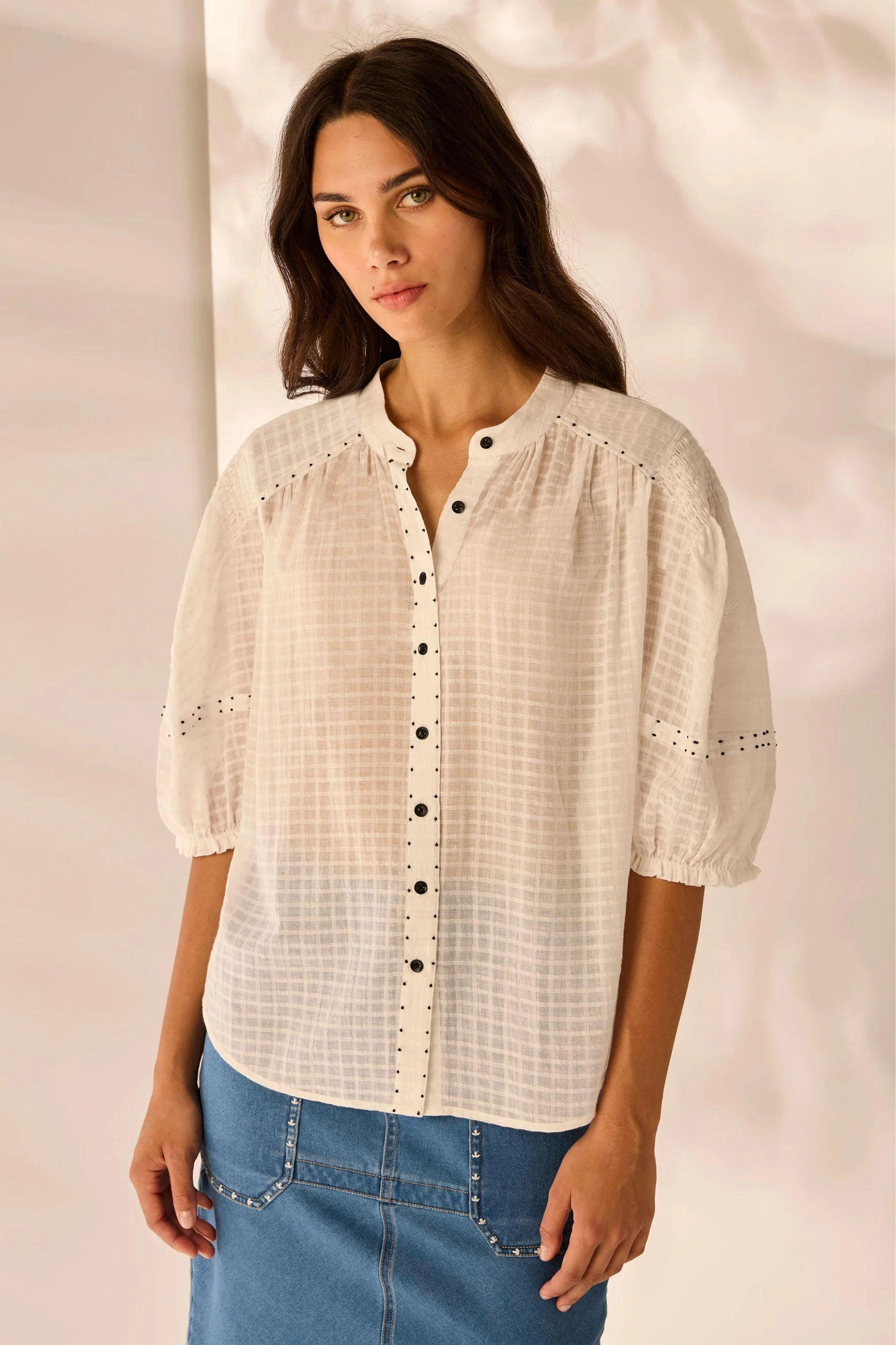 VILLA SHIRT - LA3833 Seamless Shoulder Creative Professional