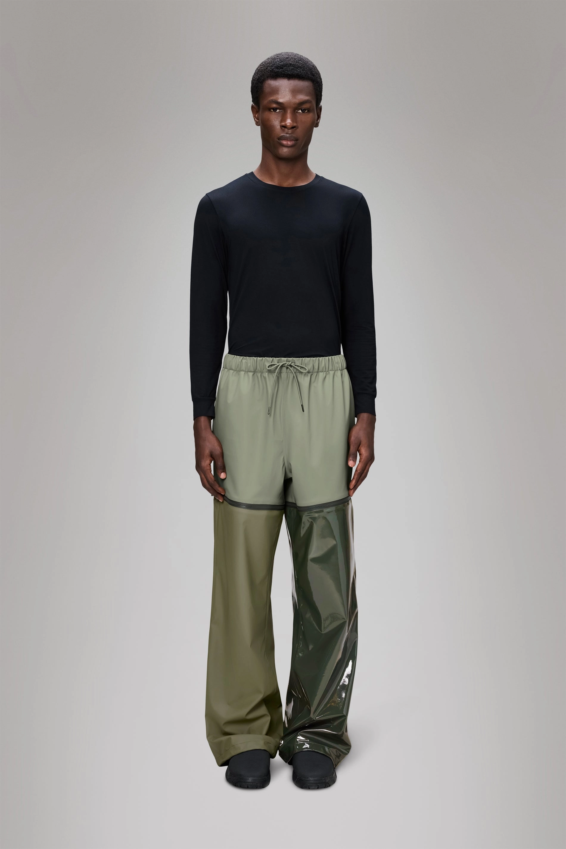 Vision Rain Pants Wide Slim Shape WaterRepellent