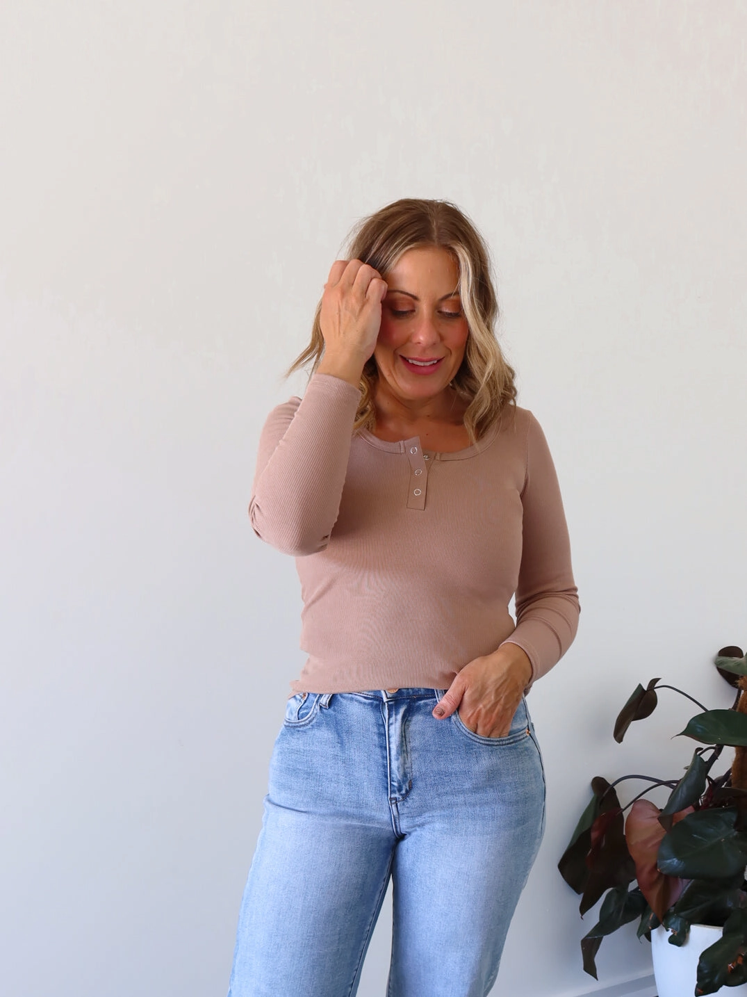 low - quality Prudence Top - Mocha