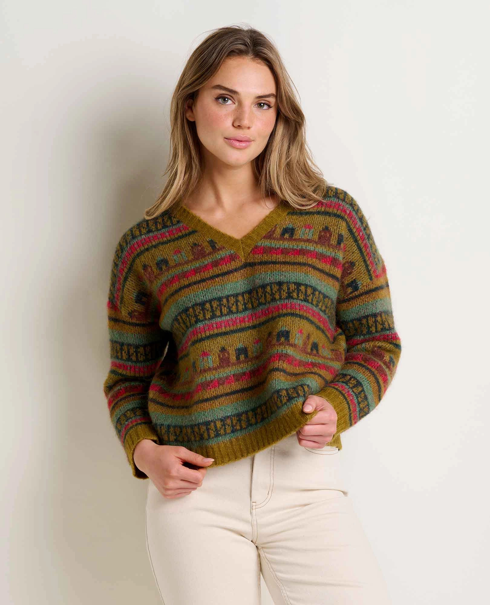 Toddy Pullover Sweater Chilly Wear Reinforced Shoulder Design