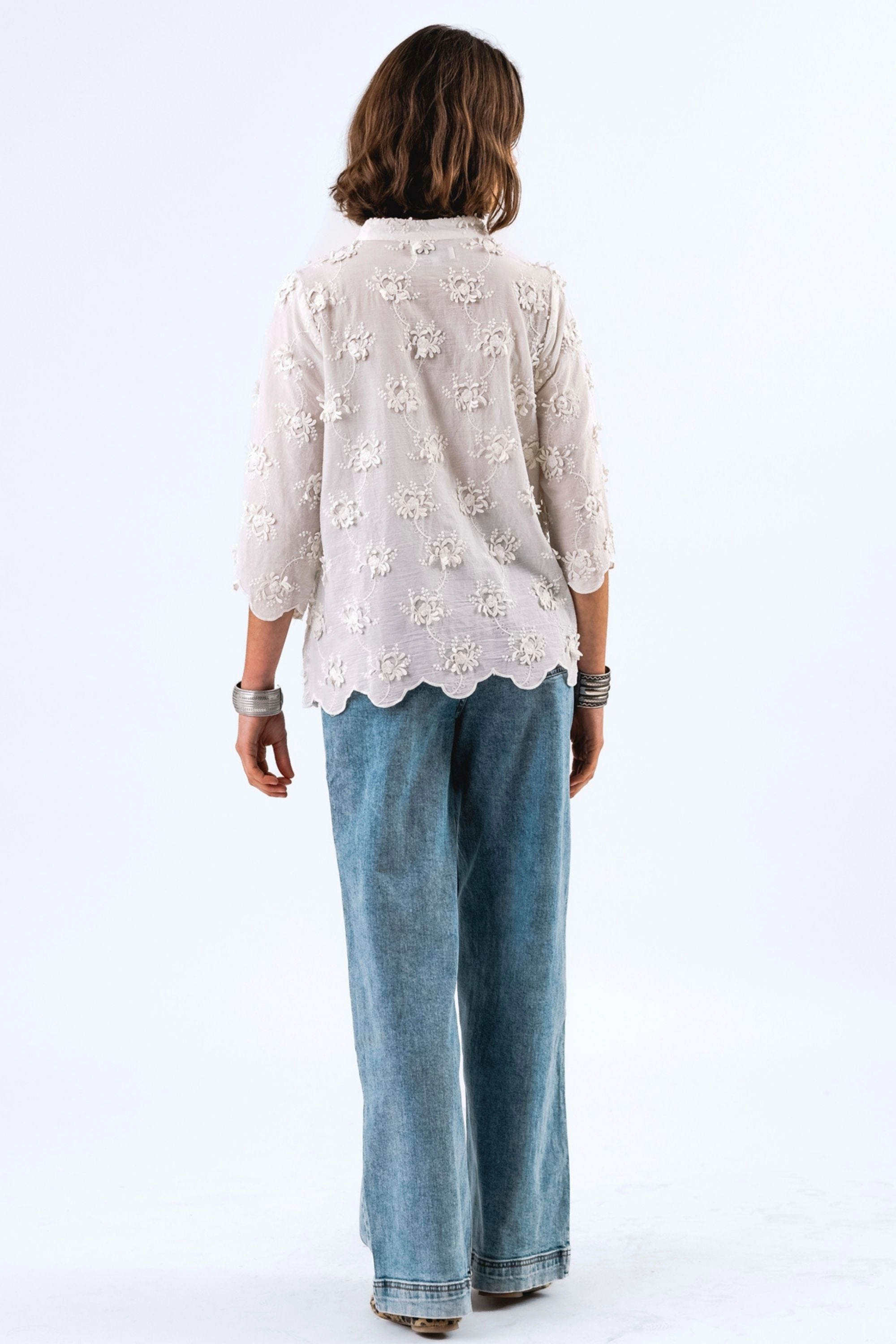 Classic Fit Extended Coverage LOUISELL BLOUSE - 25152-1038