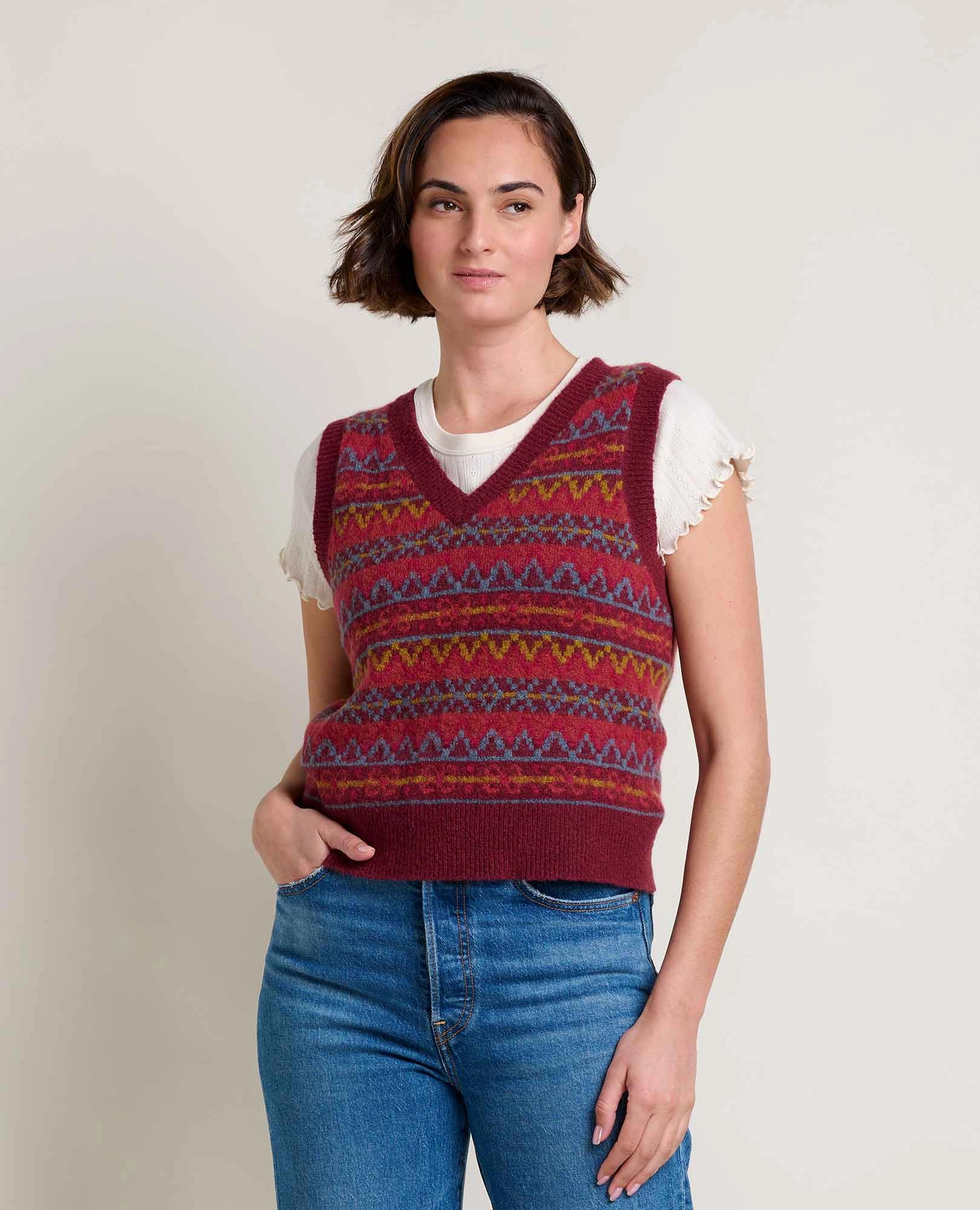 Wasatch Sweater Vest Cozy Shape