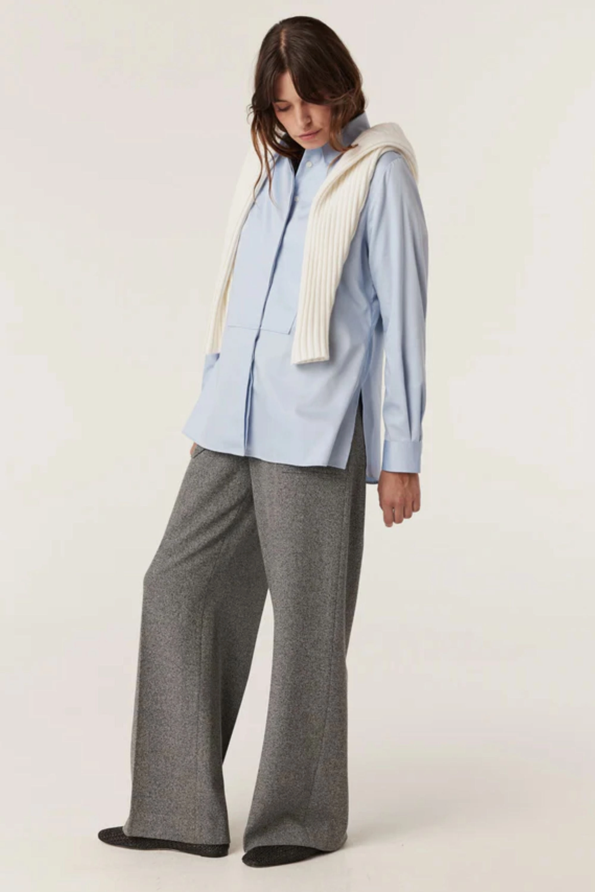 Minimalist Design Tall Length WASHINGTON SHIRT - CAW25284