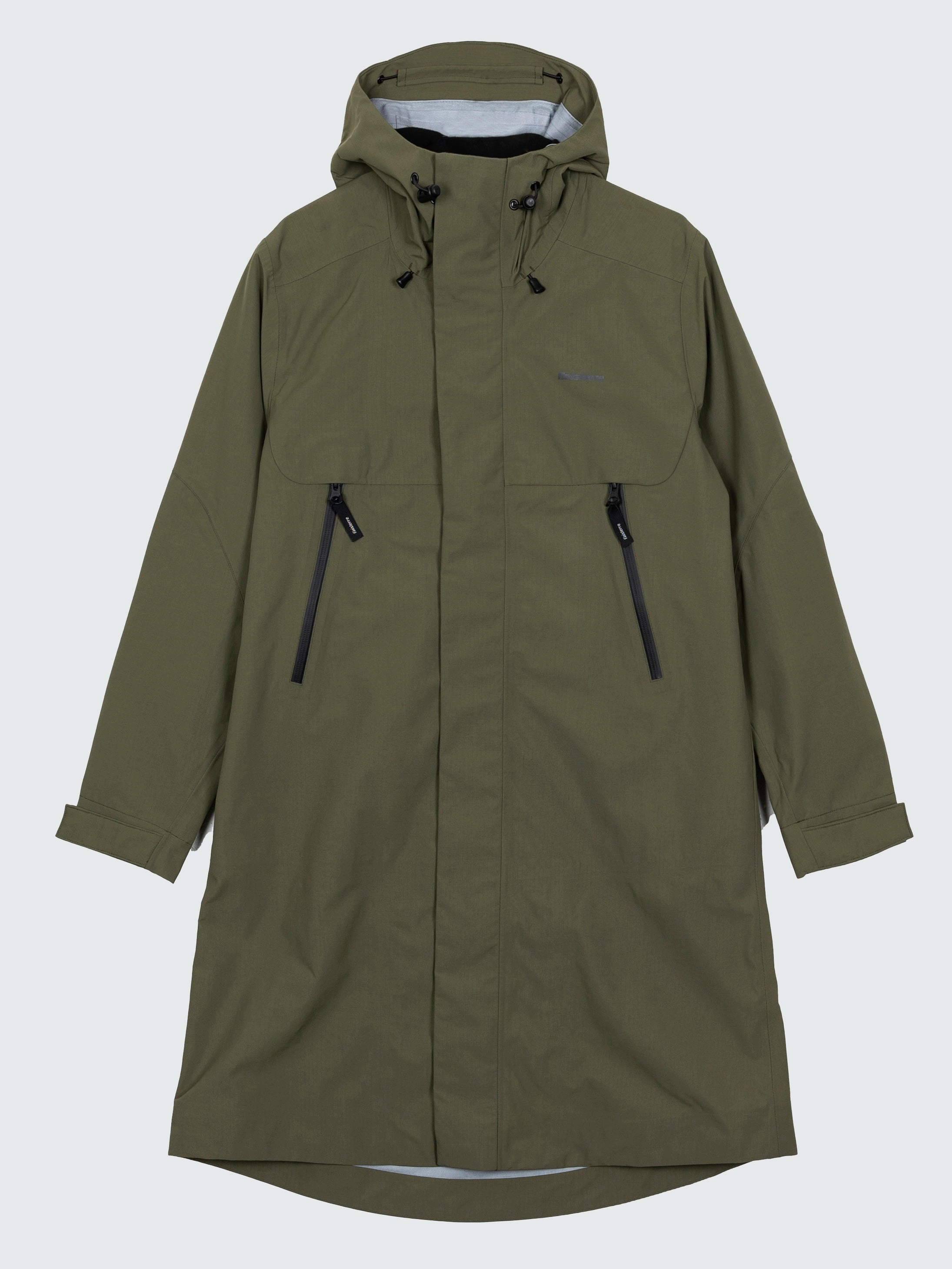 Women's Longline Stormbird Waterproof Jacket Matte Finish Mid Length Cut